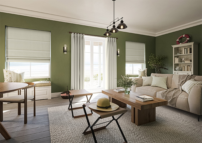 Soft Chevron, Toffee - Twist&Fit Roman Blind - Image 6